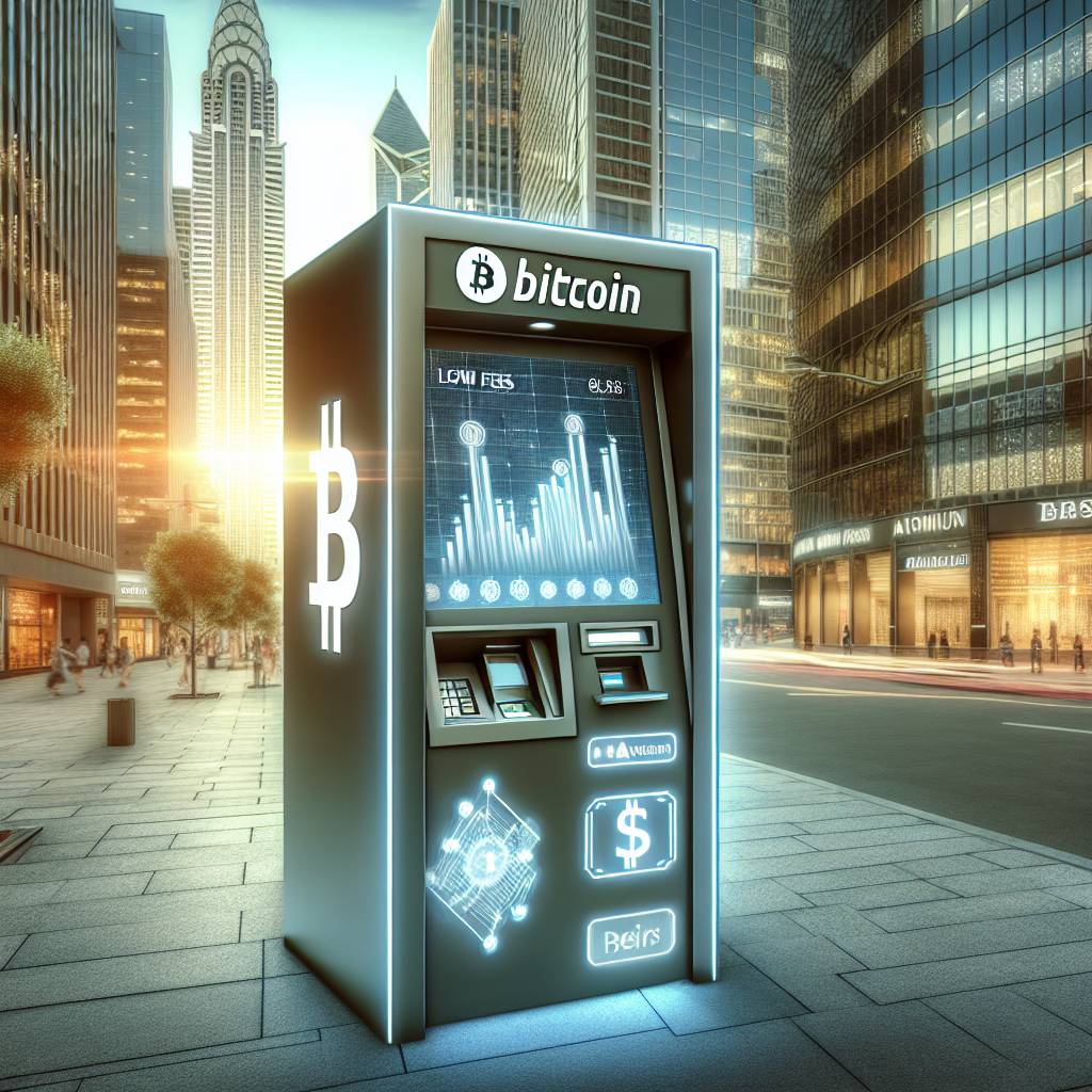 What are the Bitcoin ATMs with the lowest fees?