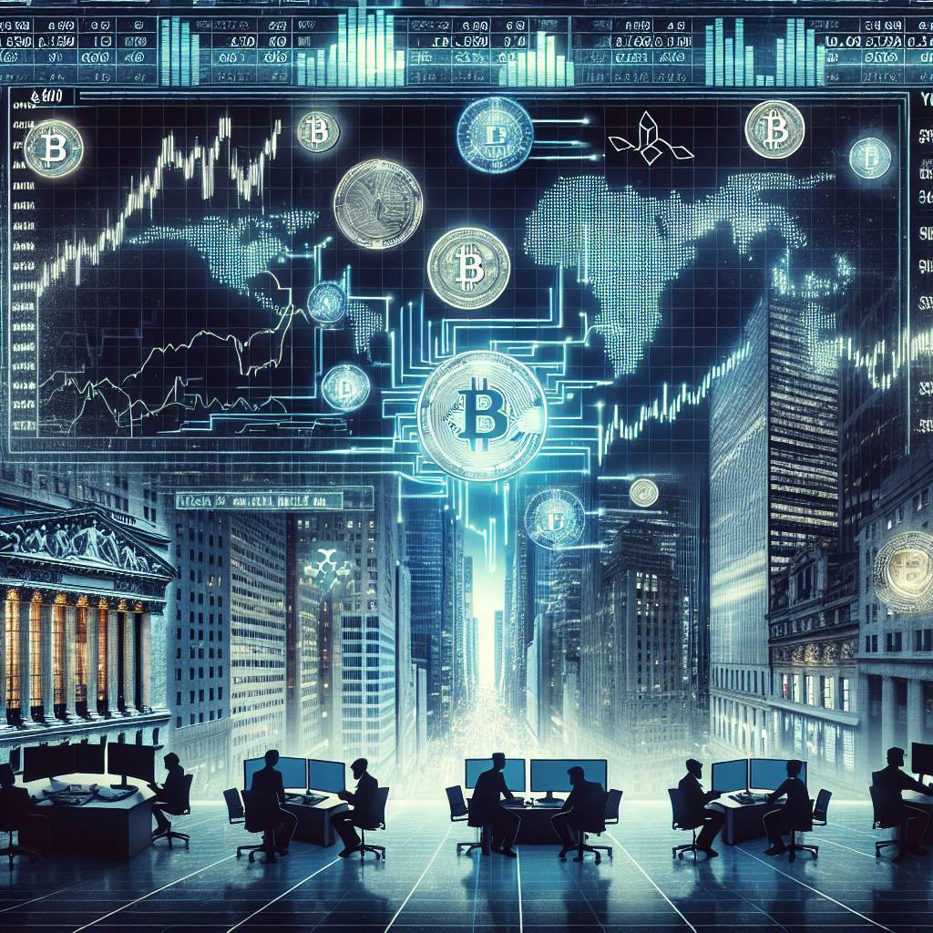 What are the correlations between Dow Futures and the price movements of digital currencies?