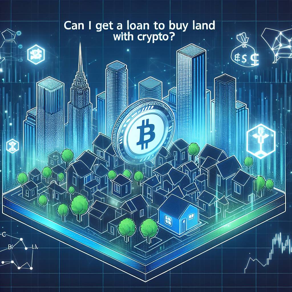 Can I get a loan to buy land with crypto?