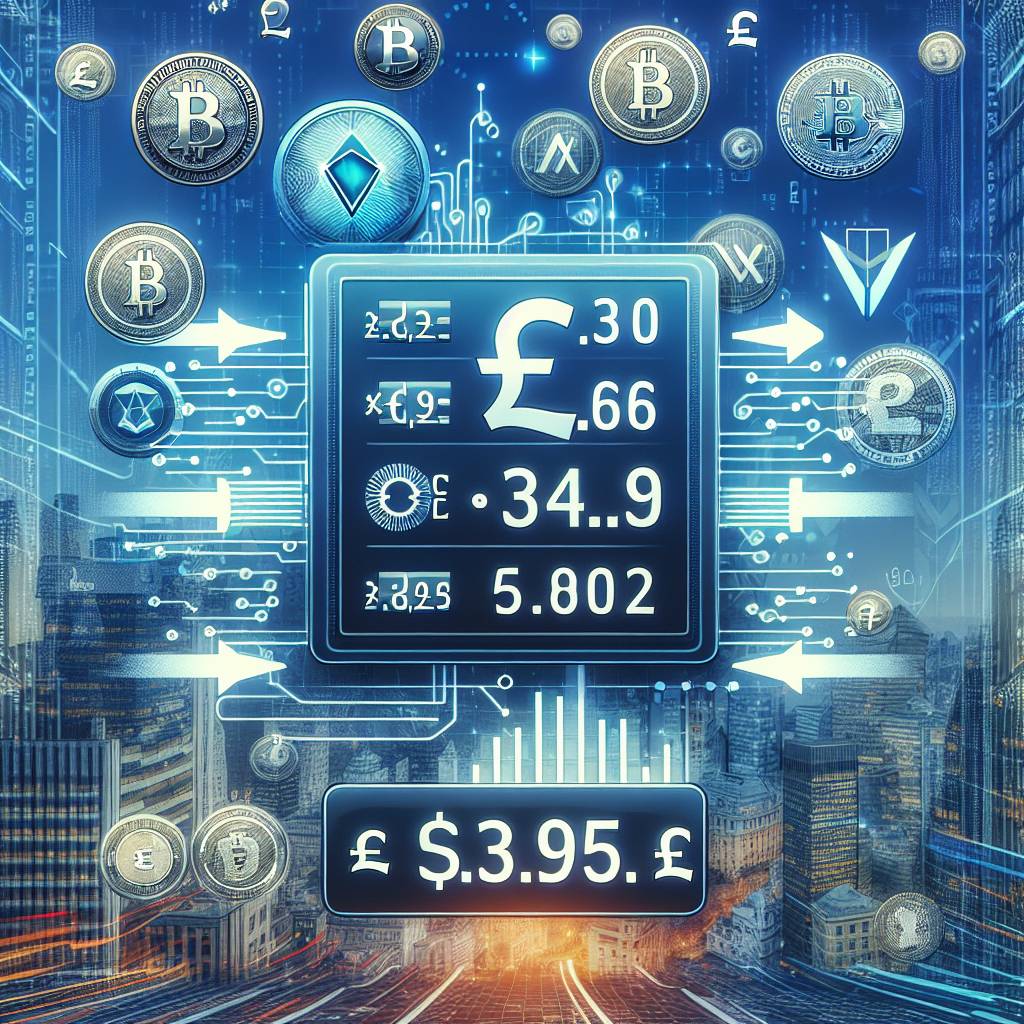 How can I convert cryptocurrencies to English currency using a converter?