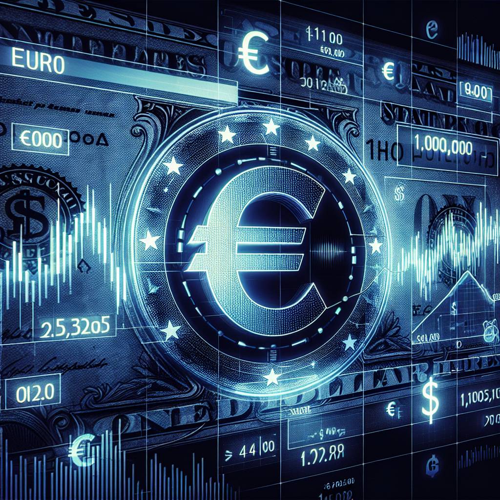 How can I convert 1 euro to USD using cryptocurrencies?
