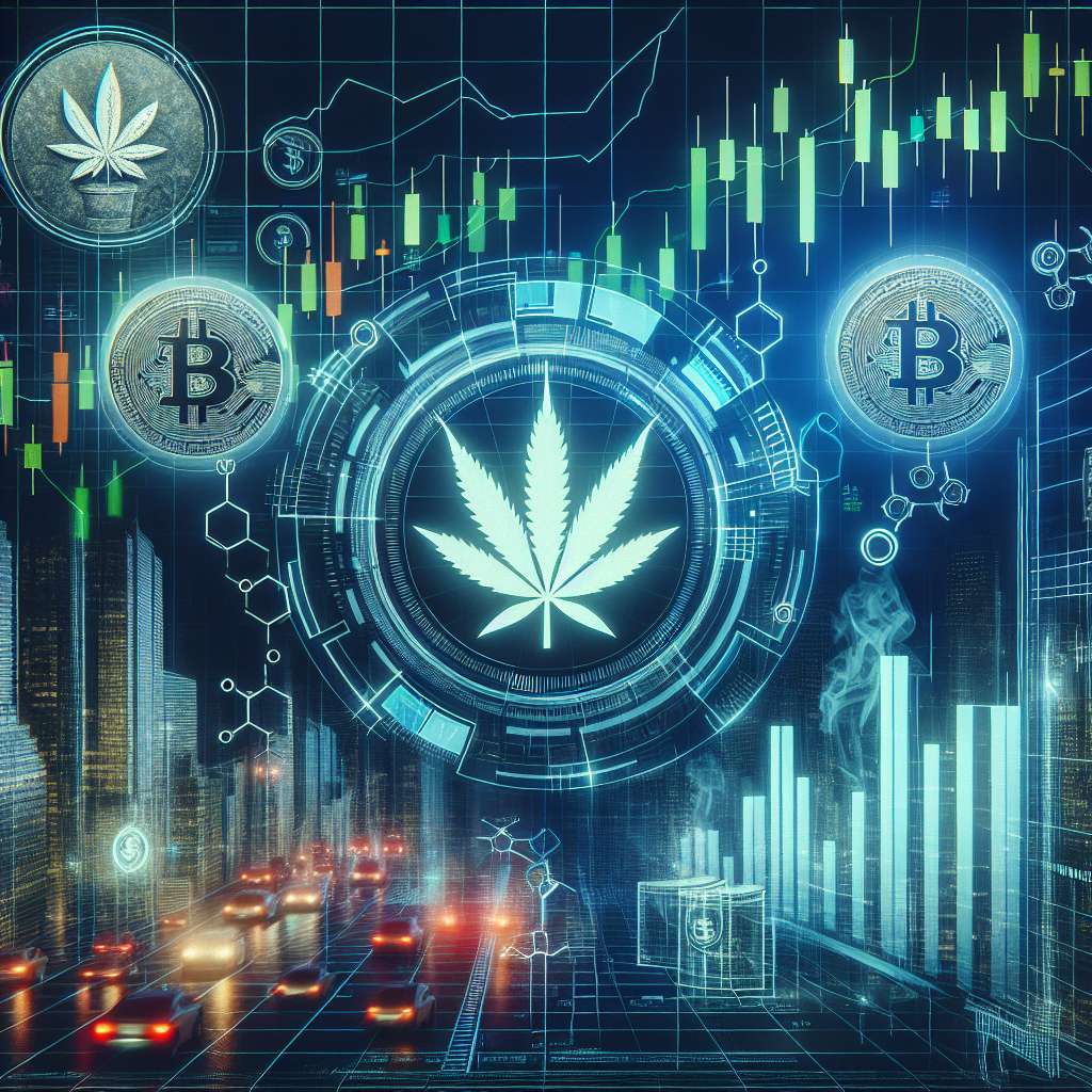 What are the best cryptocurrency investments related to marijuana stocks?