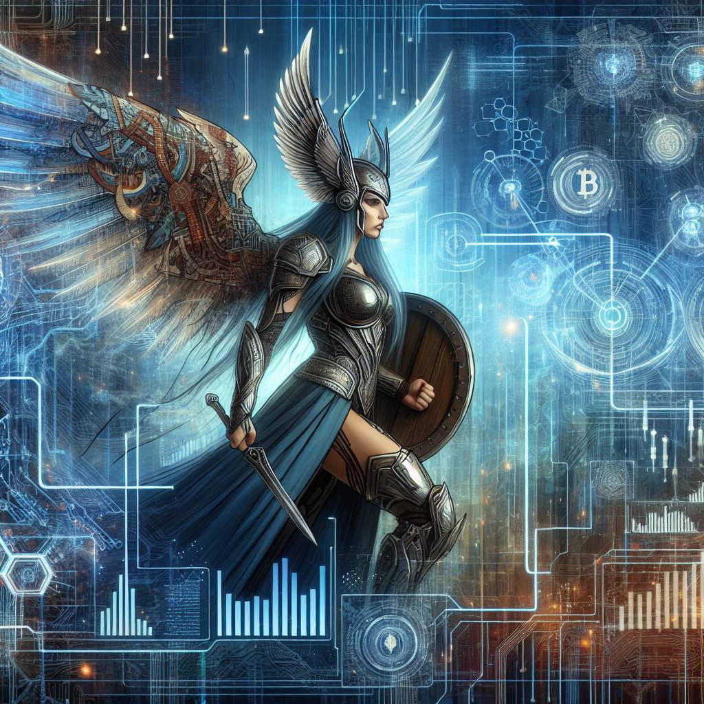 How can Valkyrie backgrounds enhance the visual appeal of cryptocurrency websites?
