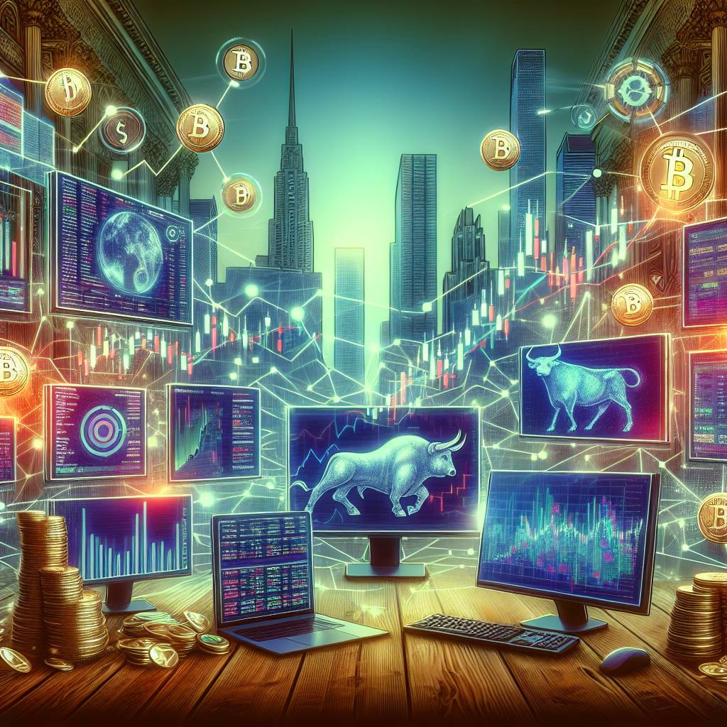 What are the most popular live trading platforms for cryptocurrencies?