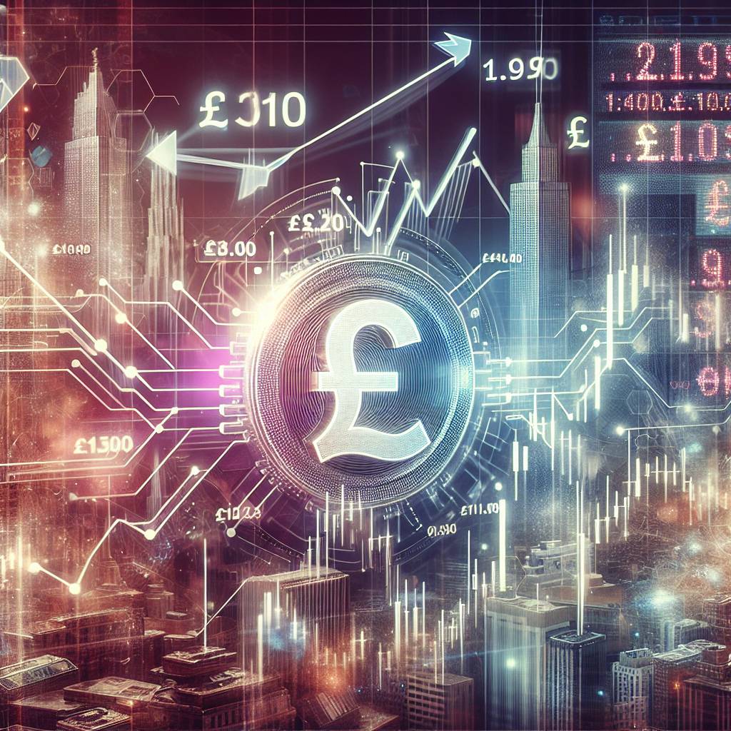 What impact does the strength of the pound have on the value of cryptocurrencies?