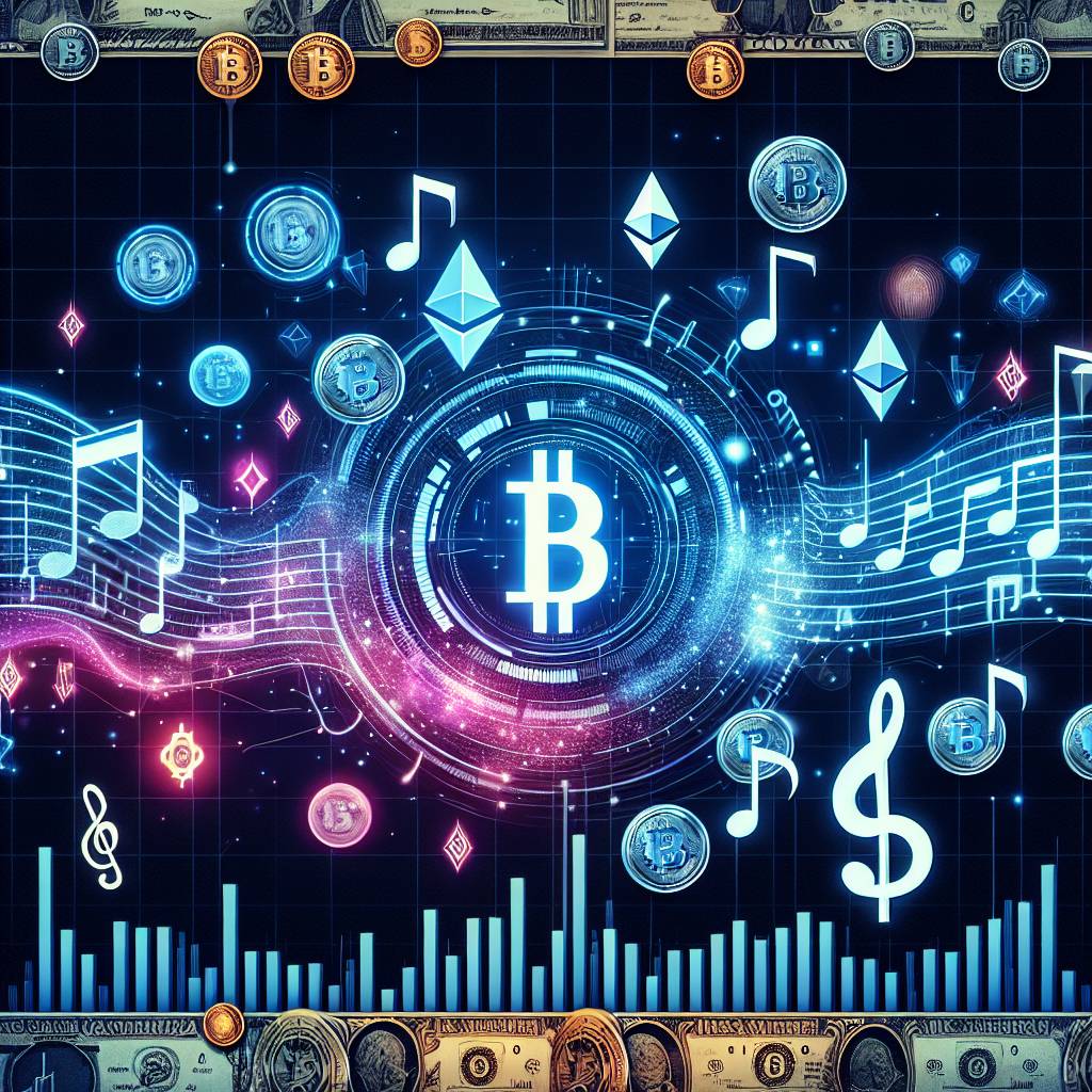 How can I convert audio files into digital currency using sheet music?