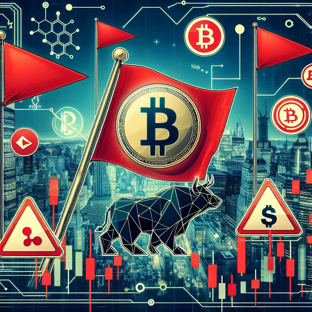 What are the red flags to look out for when investing in a cryptocurrency like OneCoin?