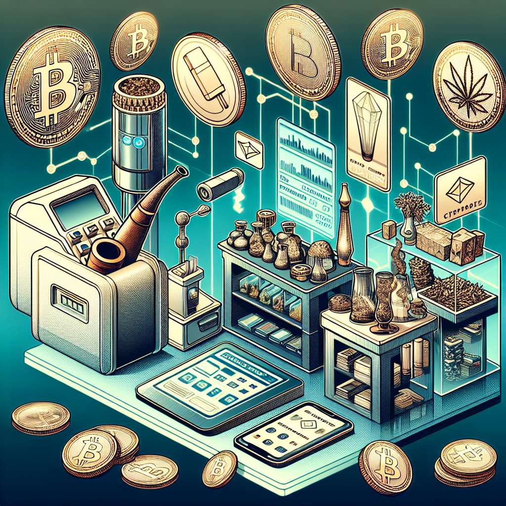 How can I use digital currencies to purchase products at smoke shops on 69th Street?