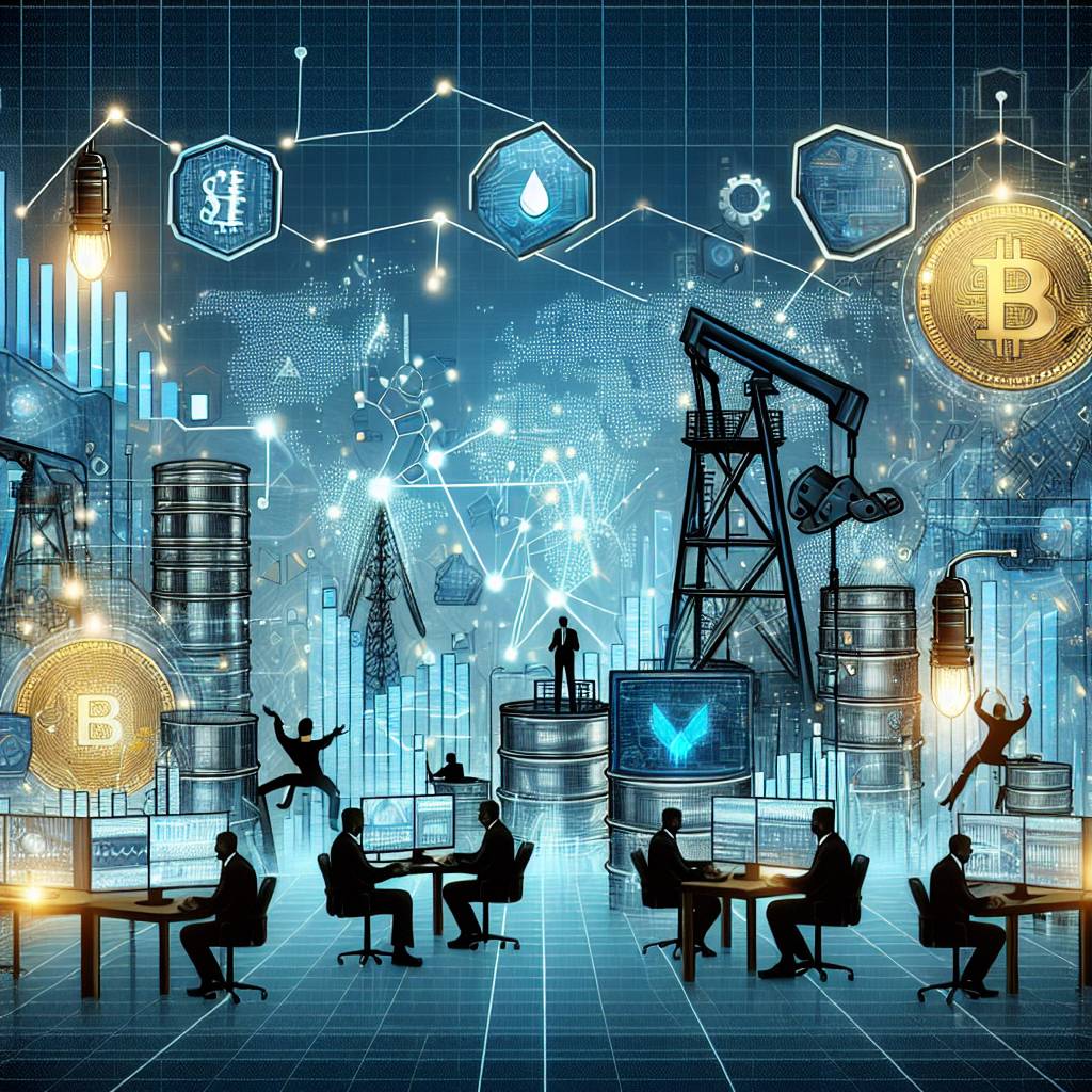 What is the impact of crude oil history on the cryptocurrency market?