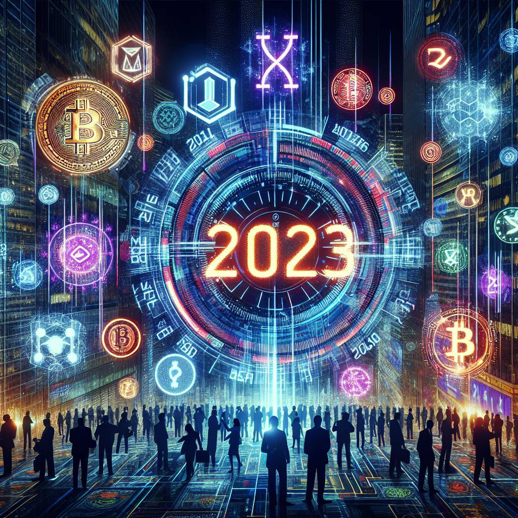 What is the significance of the countdown timer to 2023 for the cryptocurrency industry?