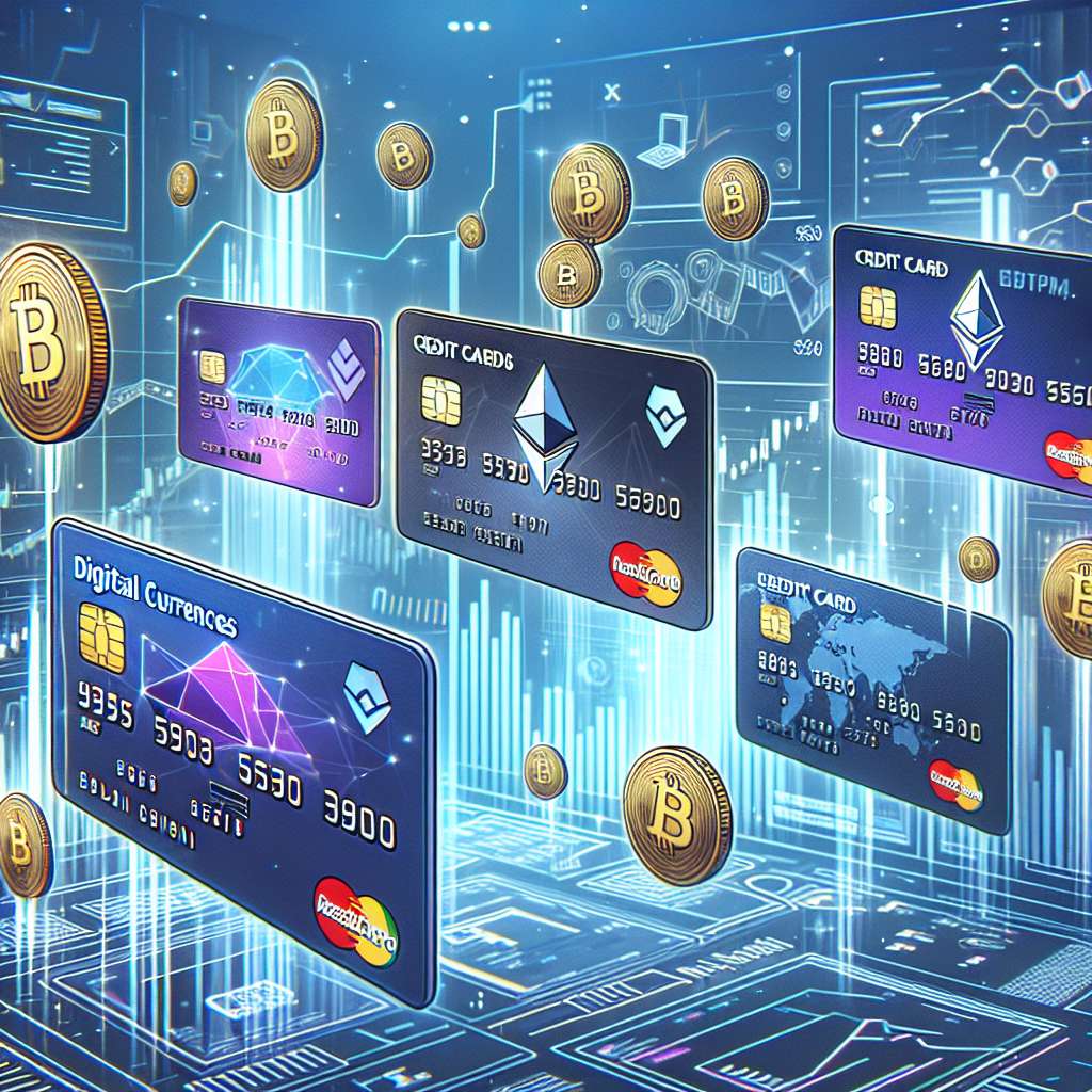 What are the best online credit card options for investing in cryptocurrencies?