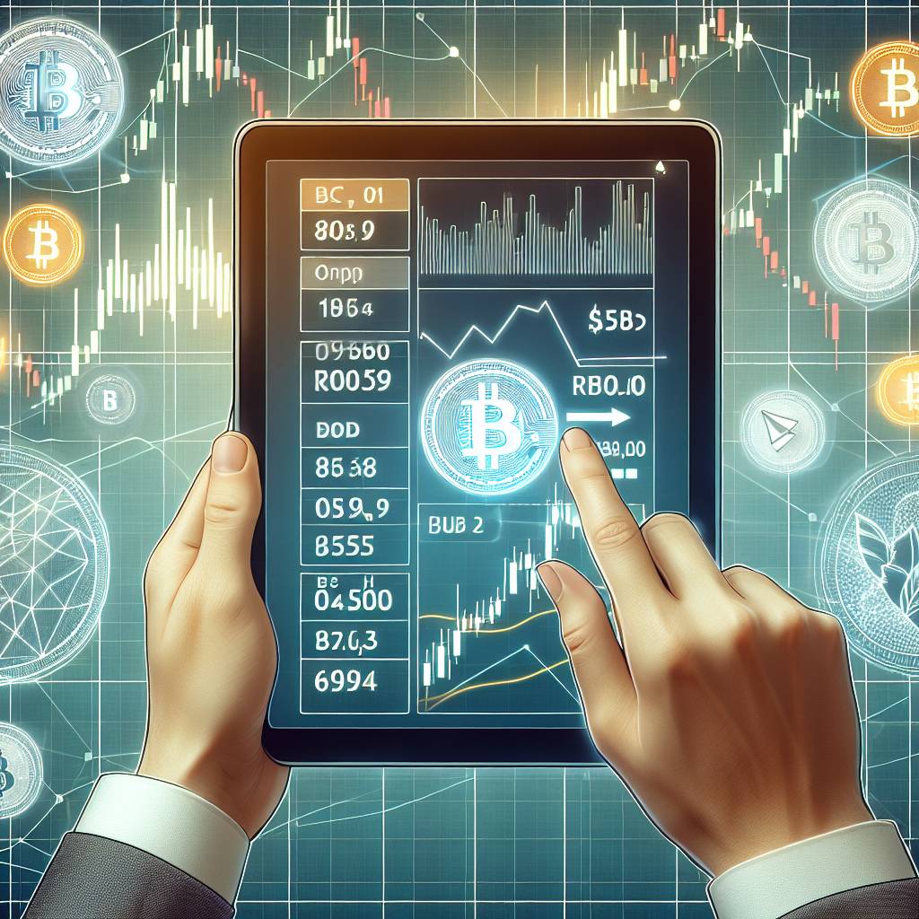 How can I buy and sell cryptocurrencies using an iPad?