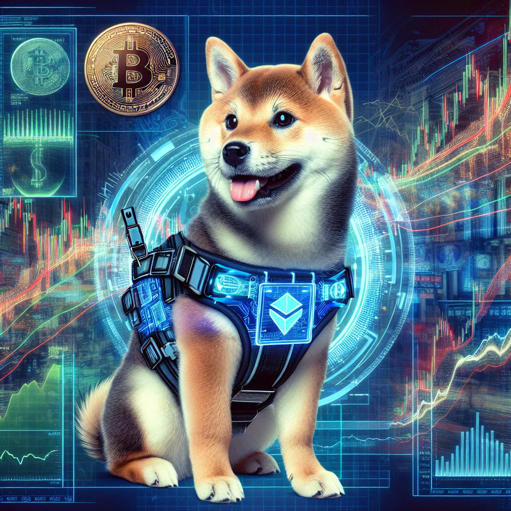 How can I find a shiba inu harness that matches my digital wallet design?