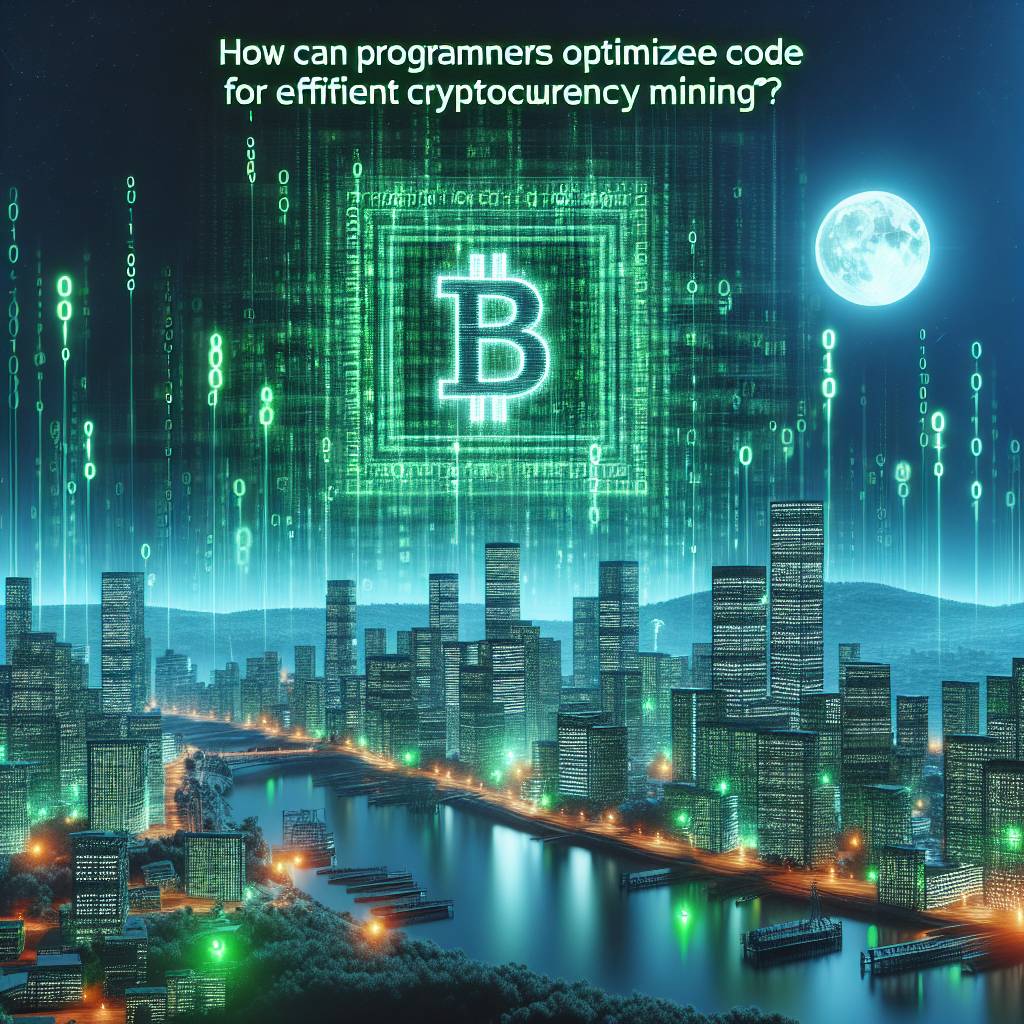 How can programmers optimize their code for faster cryptocurrency mining?