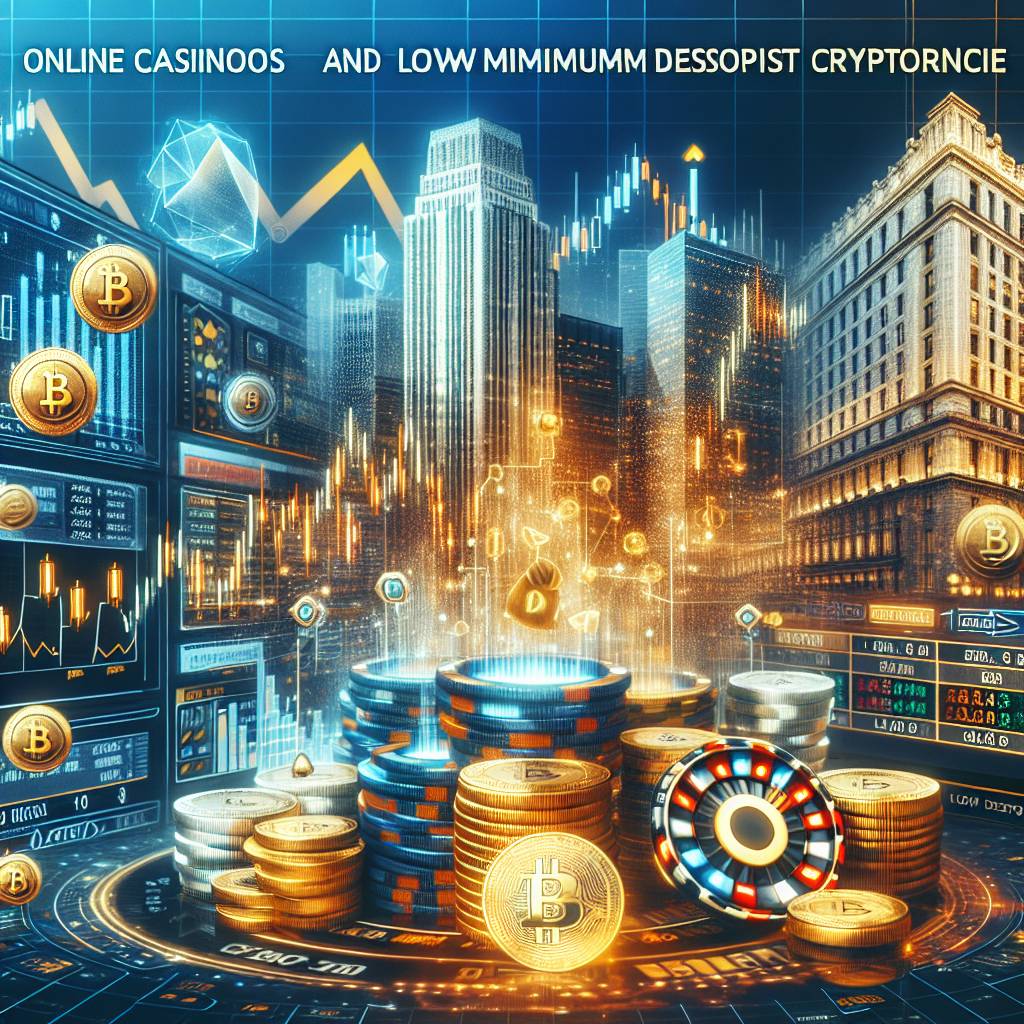 What are the best online casinos that accept a minimum deposit of 10 dollars in cryptocurrency?