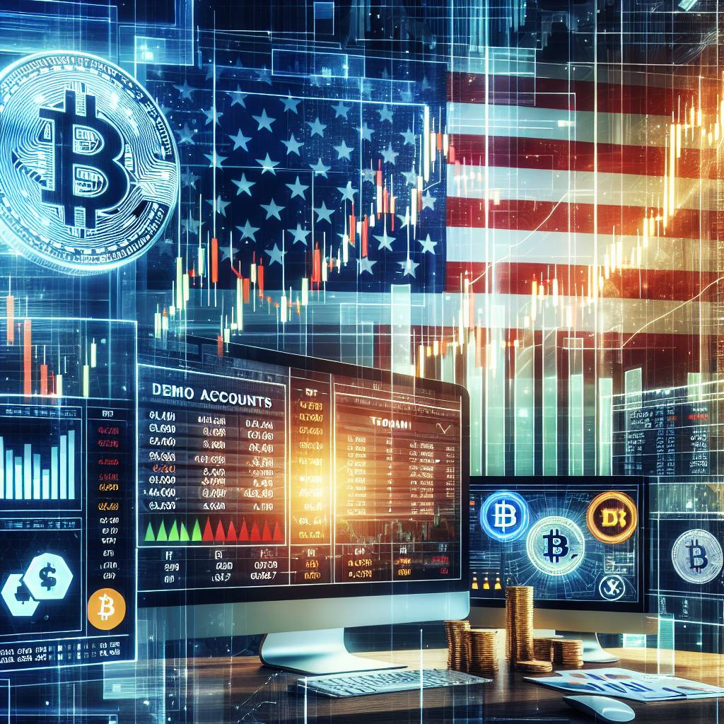 Which forex trading platforms offer demo accounts for cryptocurrencies in the USA?