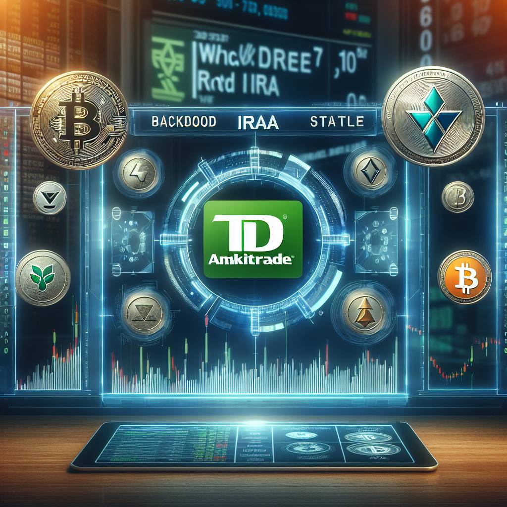 Is it possible to use a backdoor Roth IRA to invest in cryptocurrencies through TD Ameritrade?