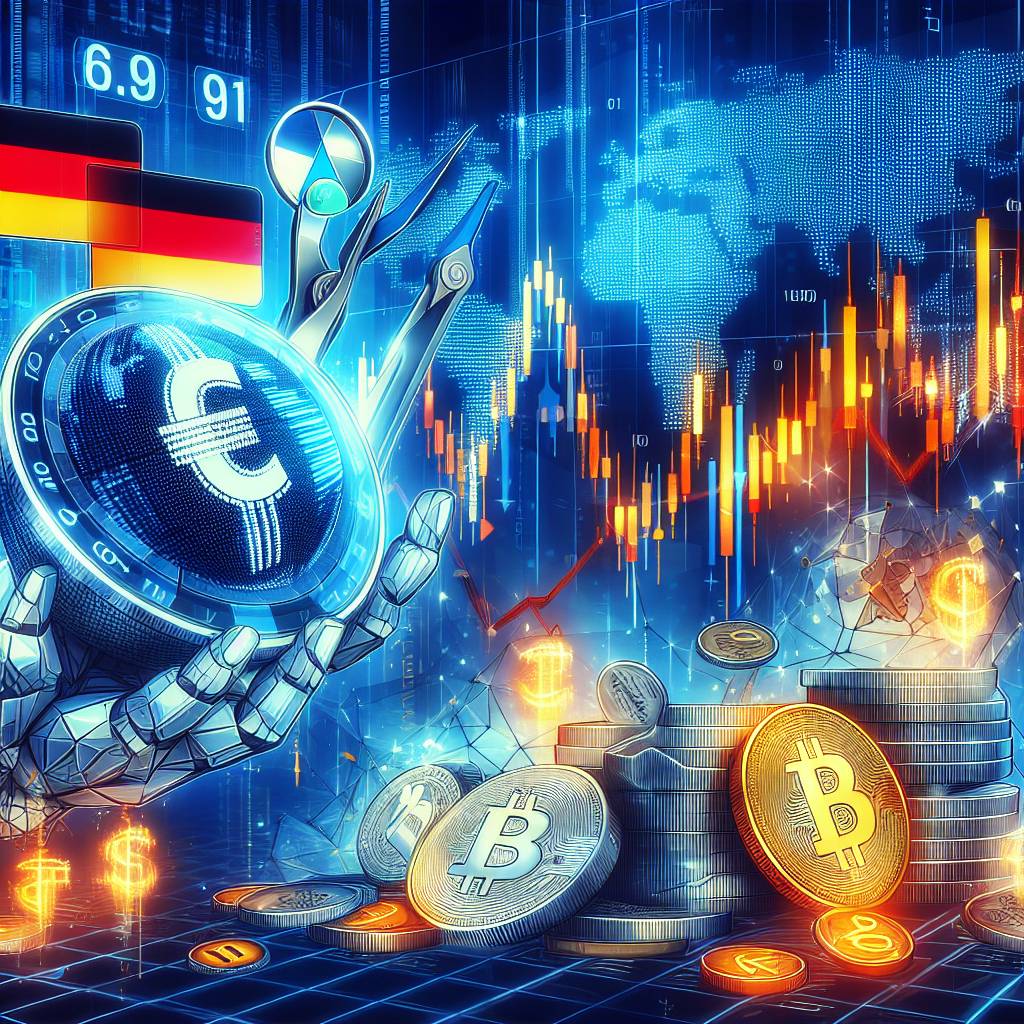 What is the current exchange rate for US dollars to German marks in the cryptocurrency market?