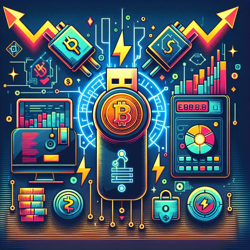 How does USB stock chart affect the performance of cryptocurrencies?