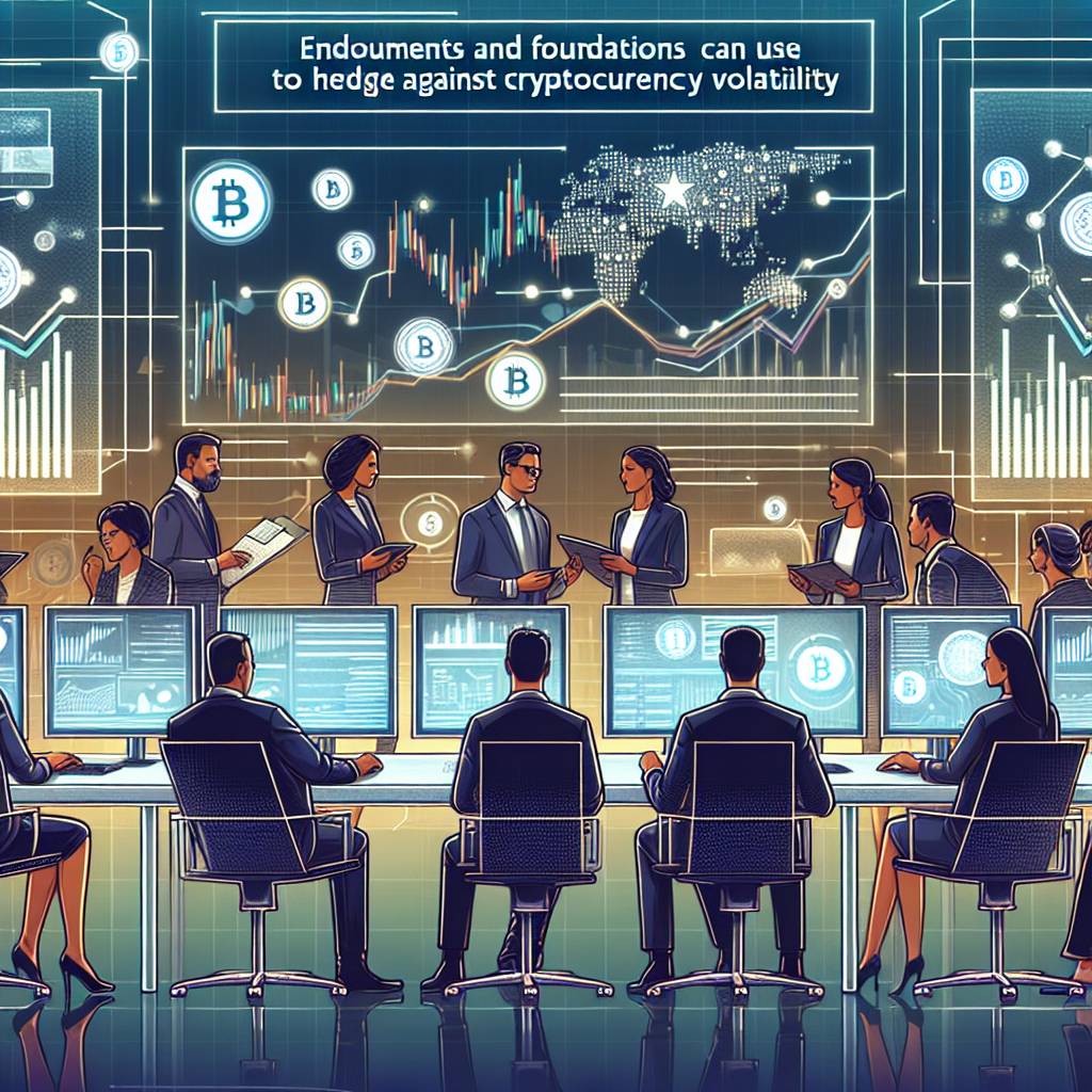 What strategies can educational endowments use to mitigate the volatility of cryptocurrencies?