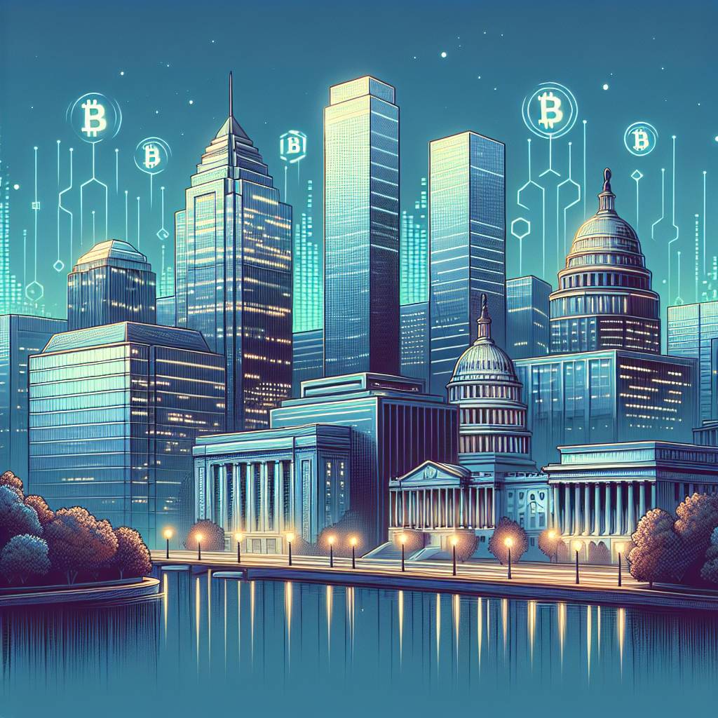 What are the top Fortune 500 companies in Washington, DC that are involved in the cryptocurrency industry?