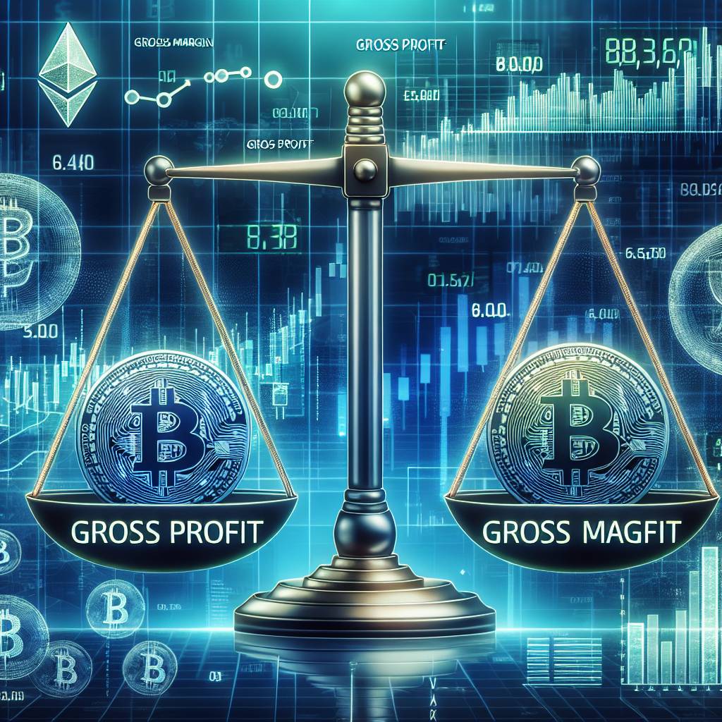 Are there any risks associated with a low gross profit margin in the world of digital currencies?