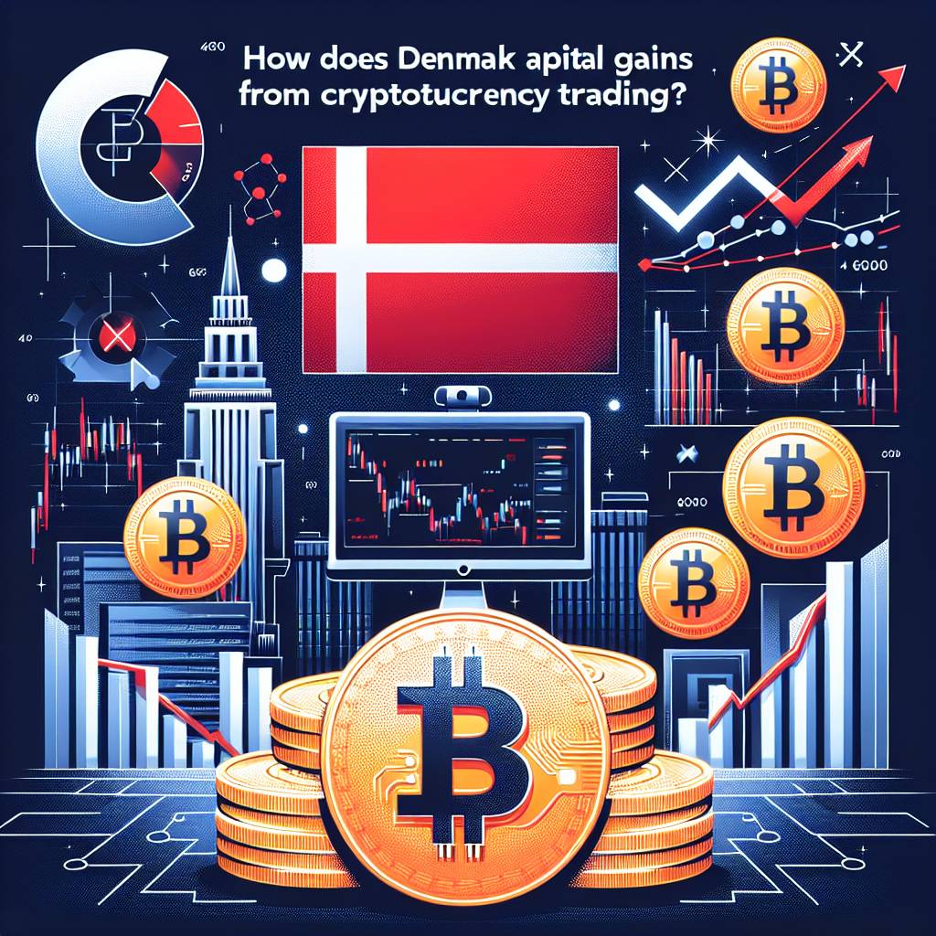 How does Denmark's income tax system treat earnings from cryptocurrencies?
