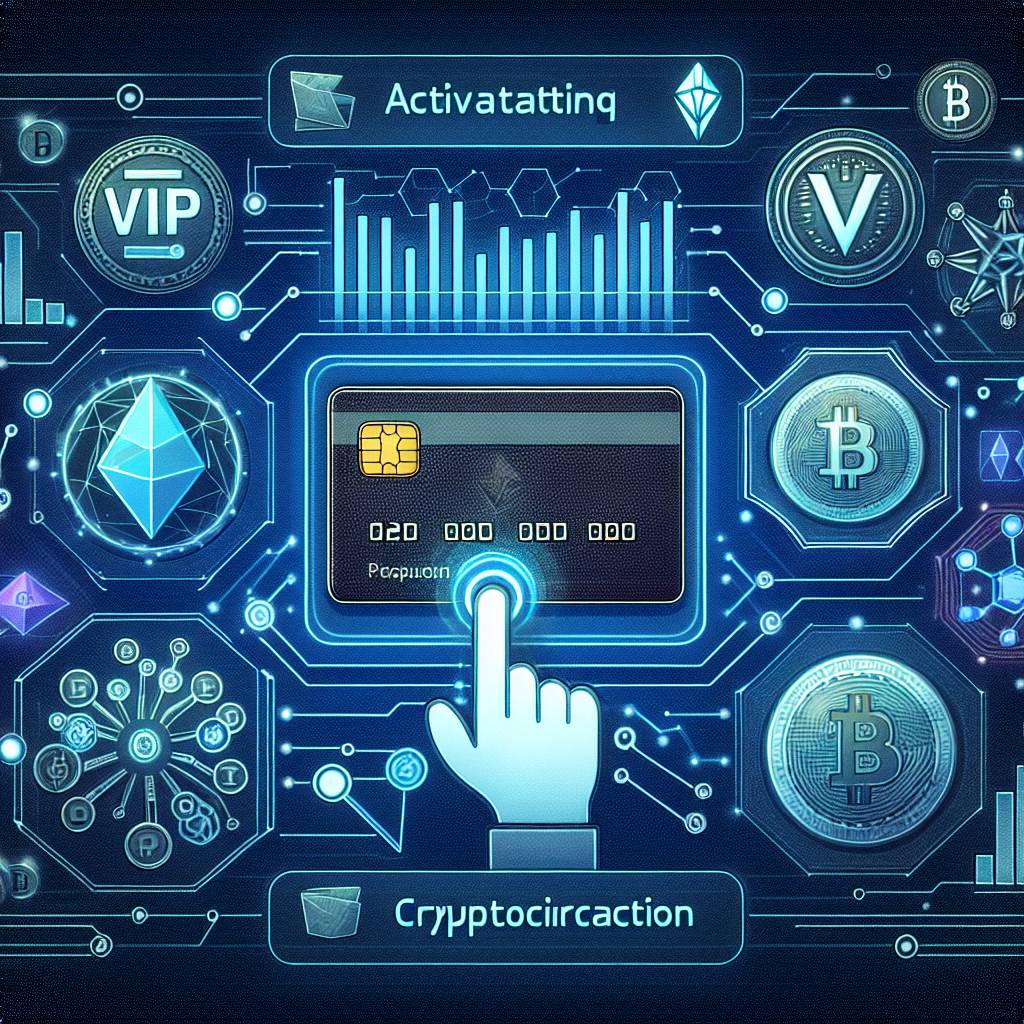 How can I activate my Vanilla Card to use it for buying and selling cryptocurrencies?