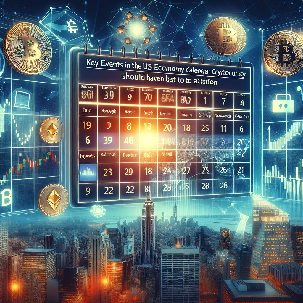 What are the key events on the fx calendar that could affect the cryptocurrency market?