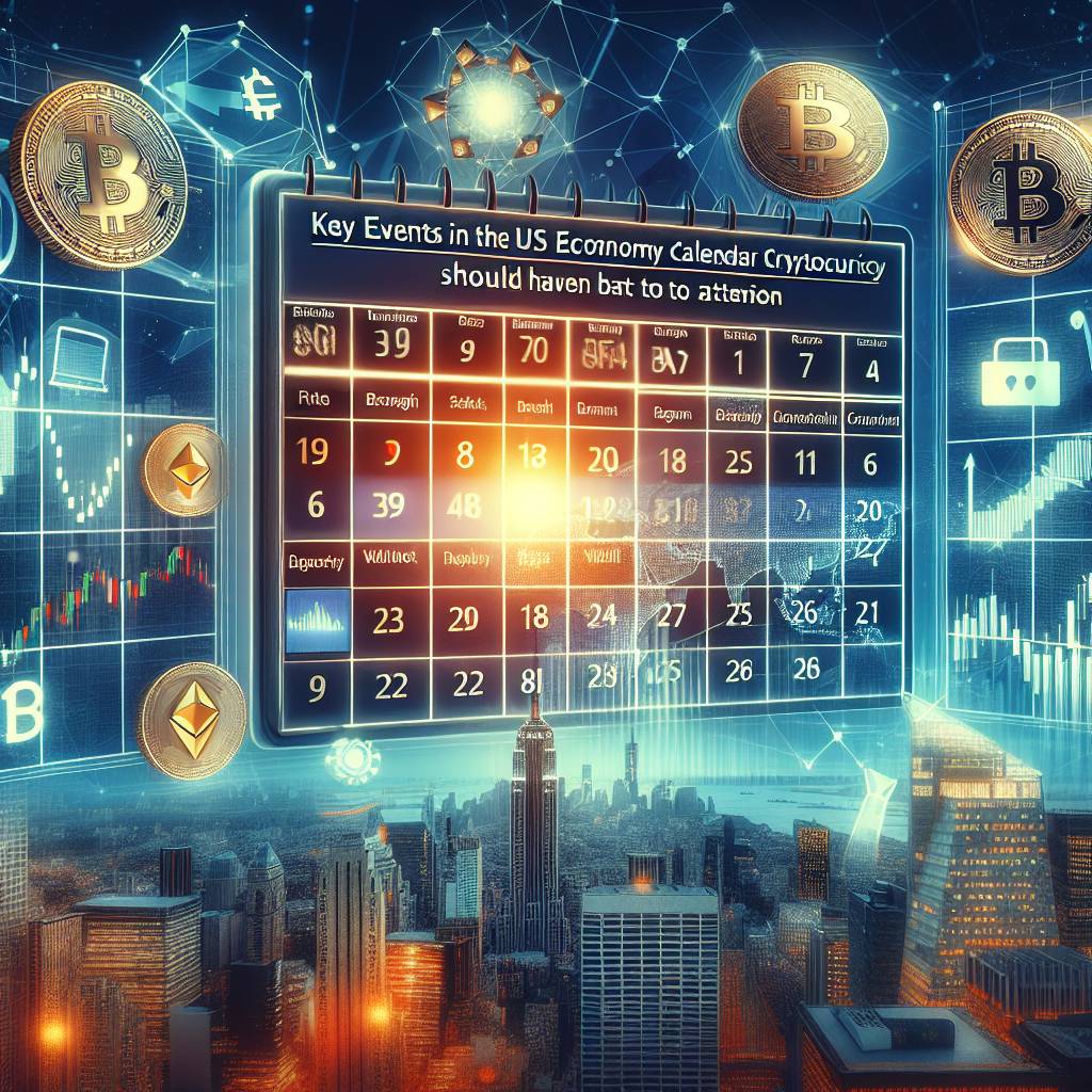 What are the key economic events on the forex calendar that can affect the value of cryptocurrencies?