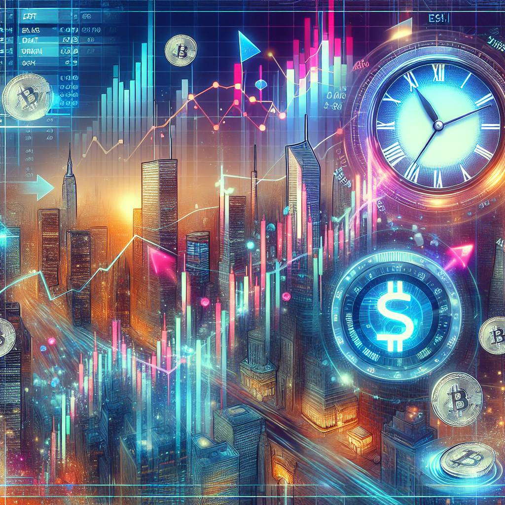 How does the EST to GMT time difference affect cryptocurrency markets?