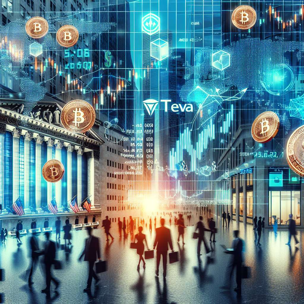 What is the impact of Teva Pharmaceuticals stock on the cryptocurrency market?