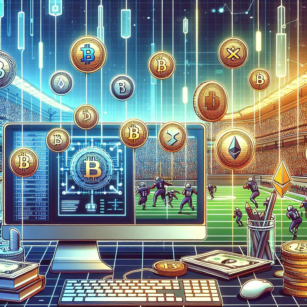 Which cryptocurrencies are commonly accepted for online American football betting?