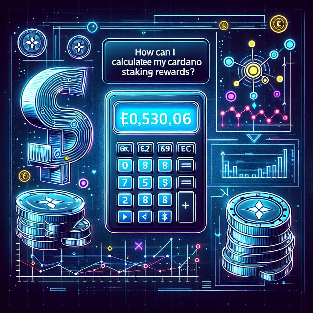 How can I calculate my cardano staking rewards?