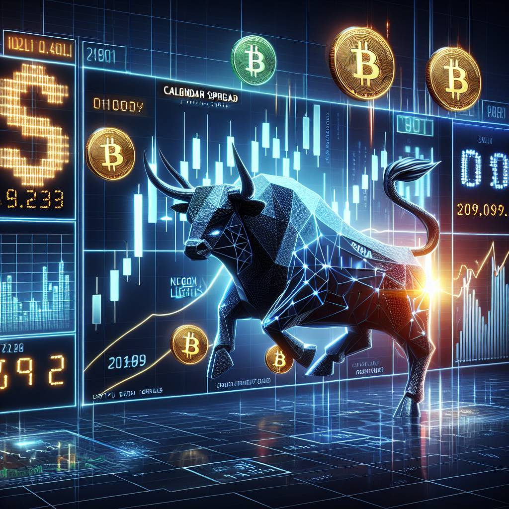 What are the advantages of using calendar option spreads in the volatile cryptocurrency market?