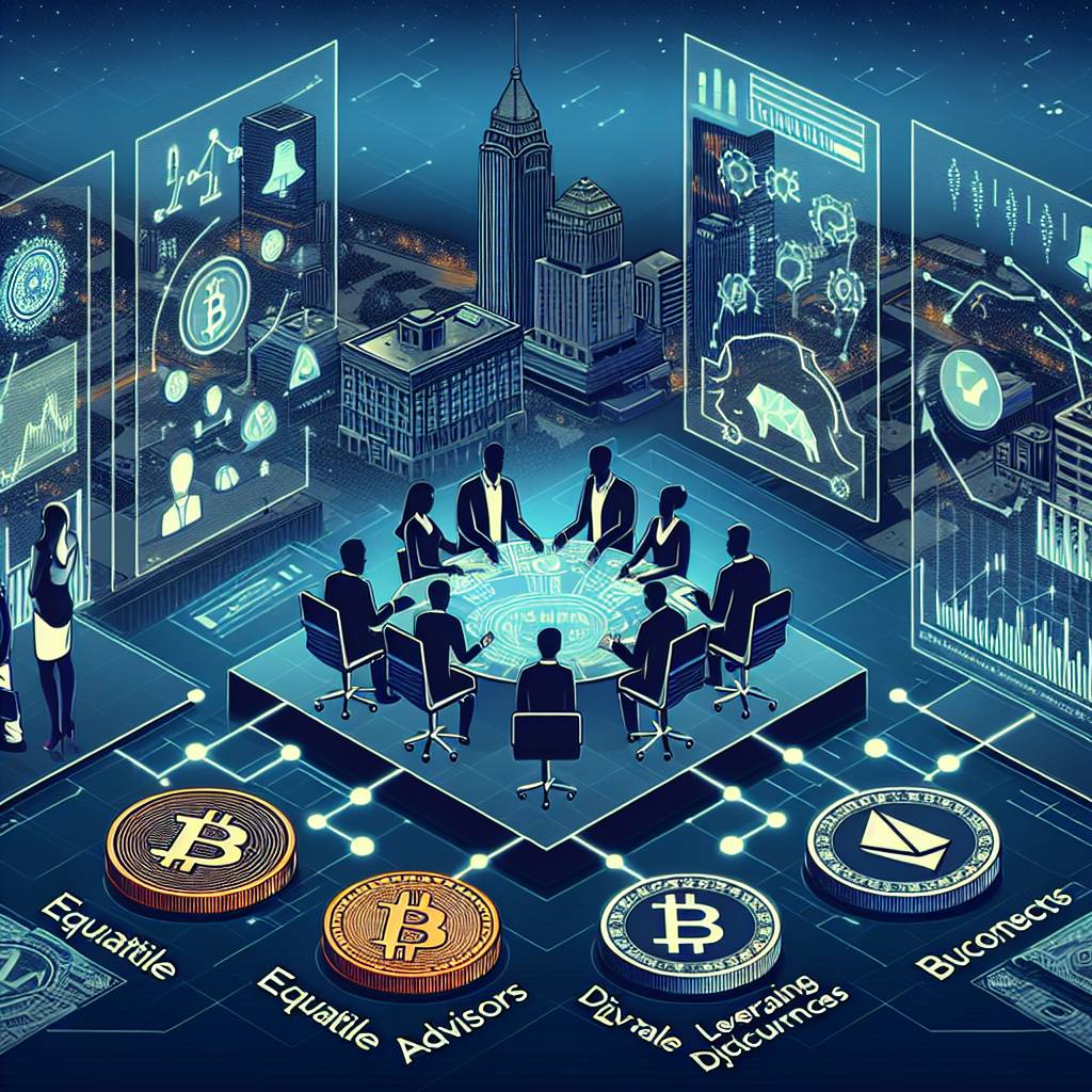 How can equitable advisors benefit from investing in cryptocurrencies?