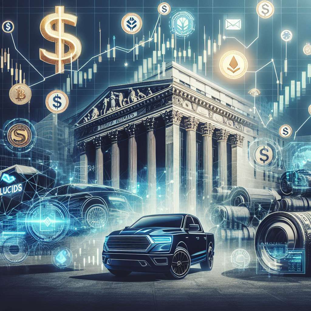 What are the advantages of using digital currencies to invest in Lucid Motors?