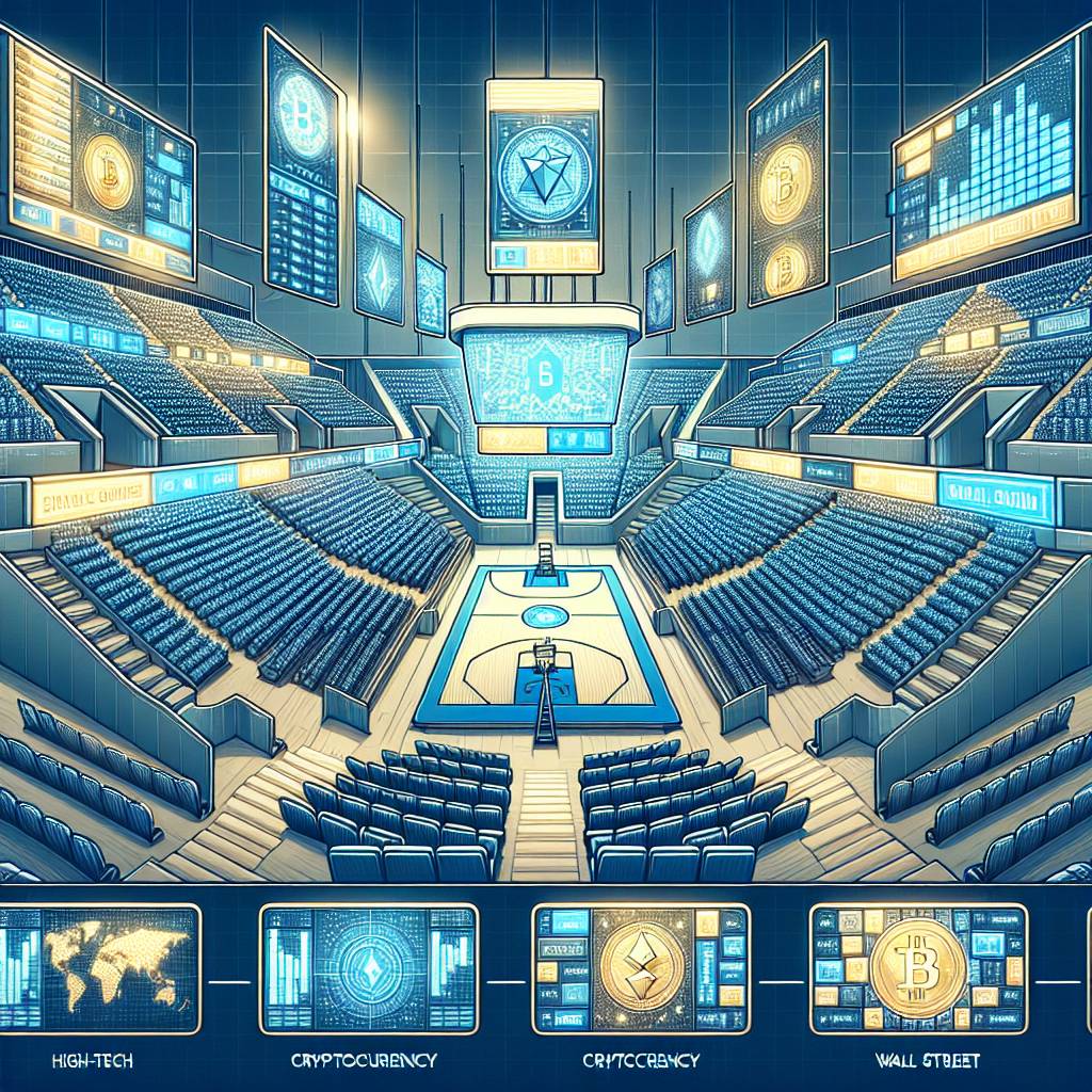 What are the different seating sections in a crypto arena?
