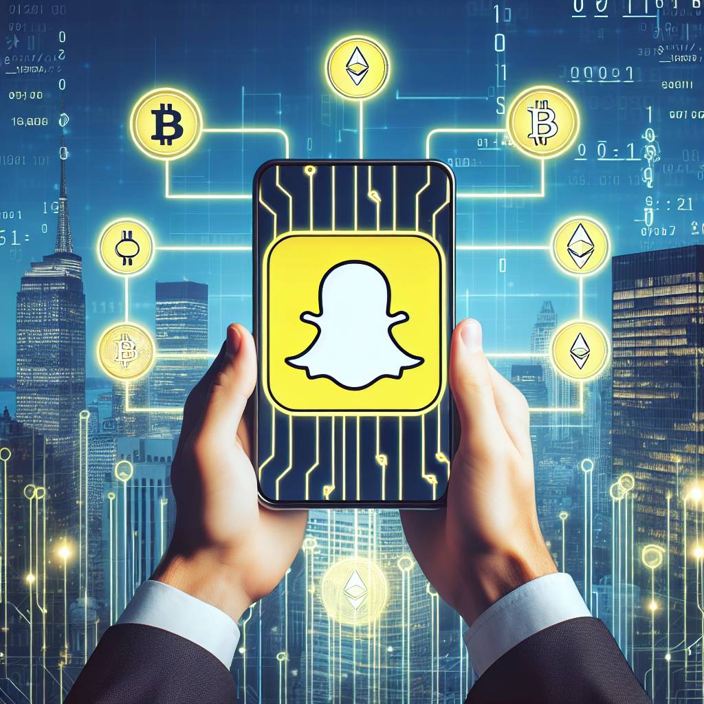 How can Snapchat be integrated with cryptocurrency?