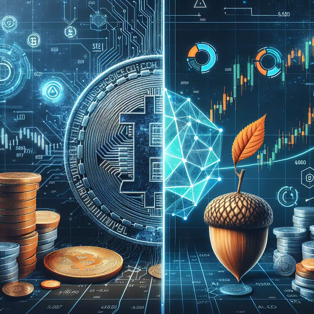 How does investing in cryptocurrencies differ from using Acorns Later?