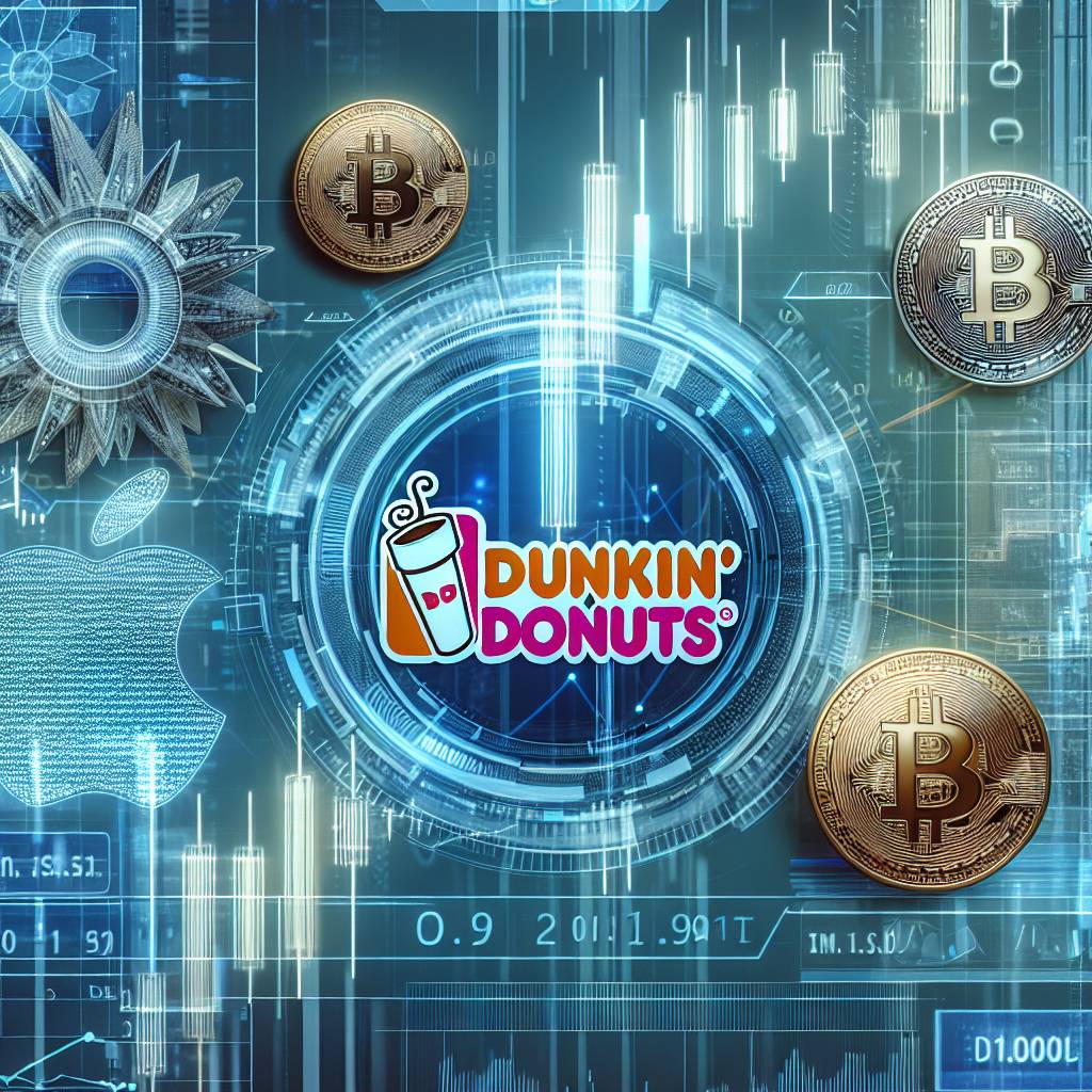 How does the stock graph of Dunkin' Donuts compare to other digital currency stocks?