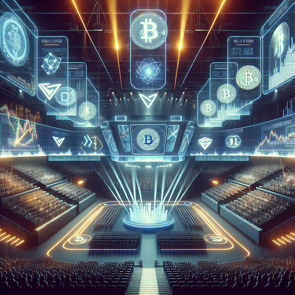What is the seating chart like at Crypto Arena for cryptocurrency-related events?
