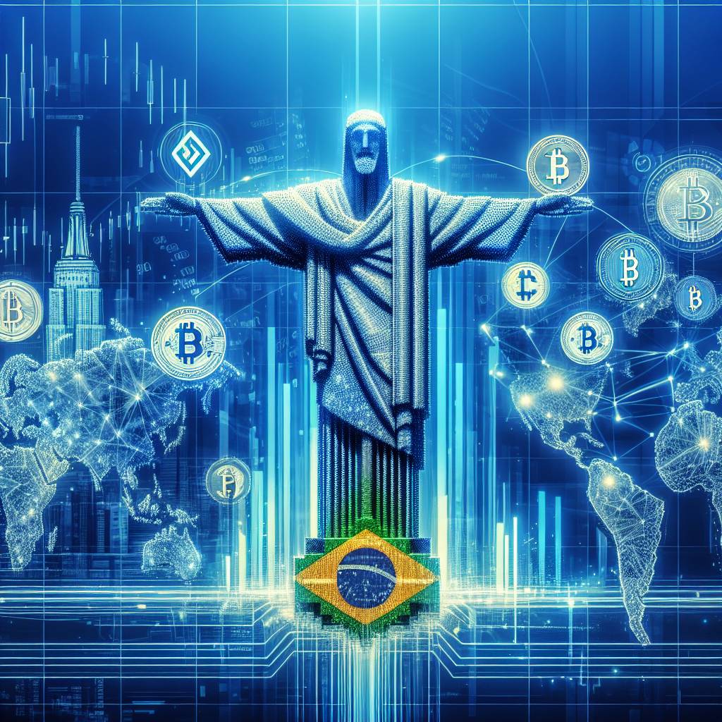 How does Brazil's unique topography affect the growth of the cryptocurrency market?