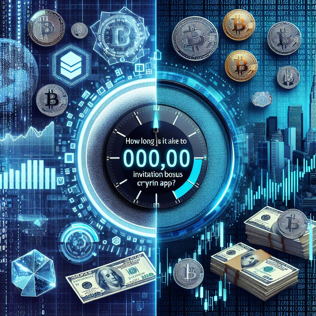 How long does it take to receive the invitation bonus on a digital currency app?