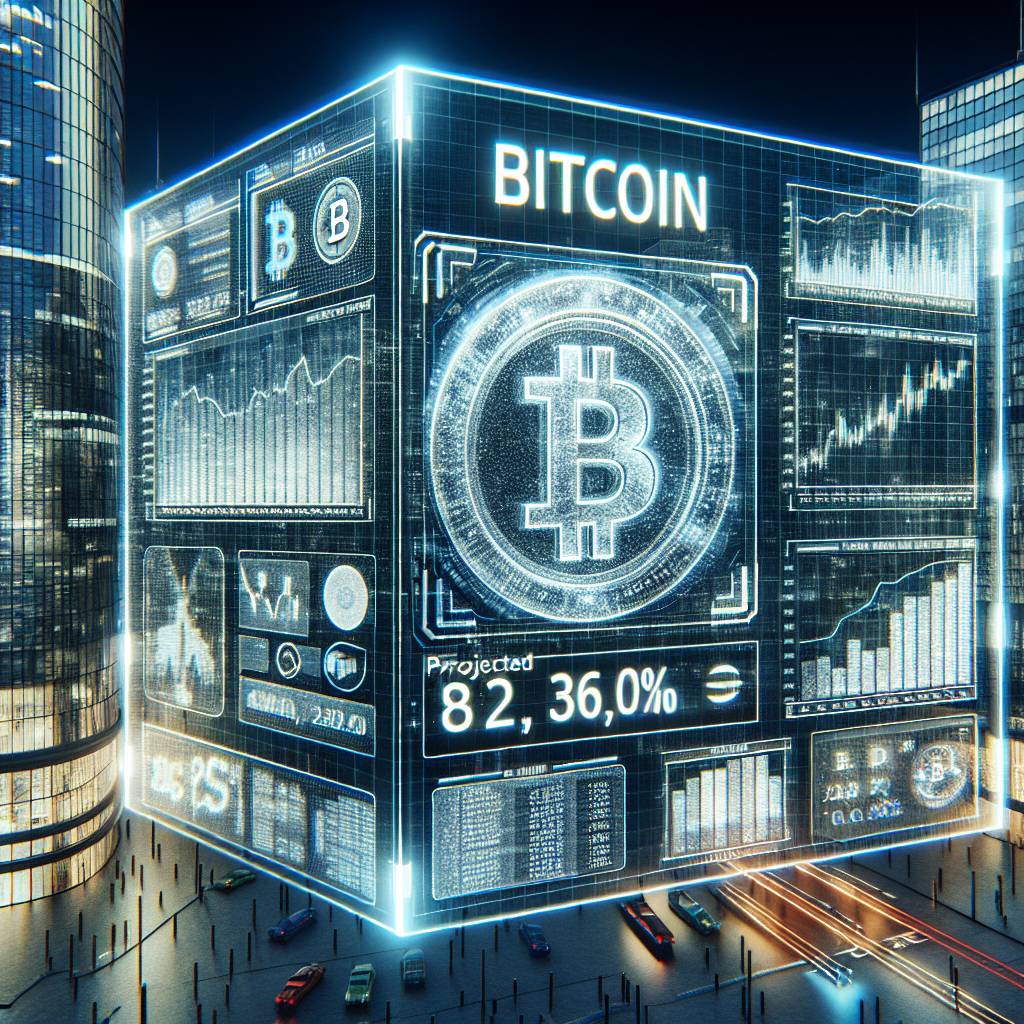 What are the projected price trends for Bitcoin by the end of 2023?