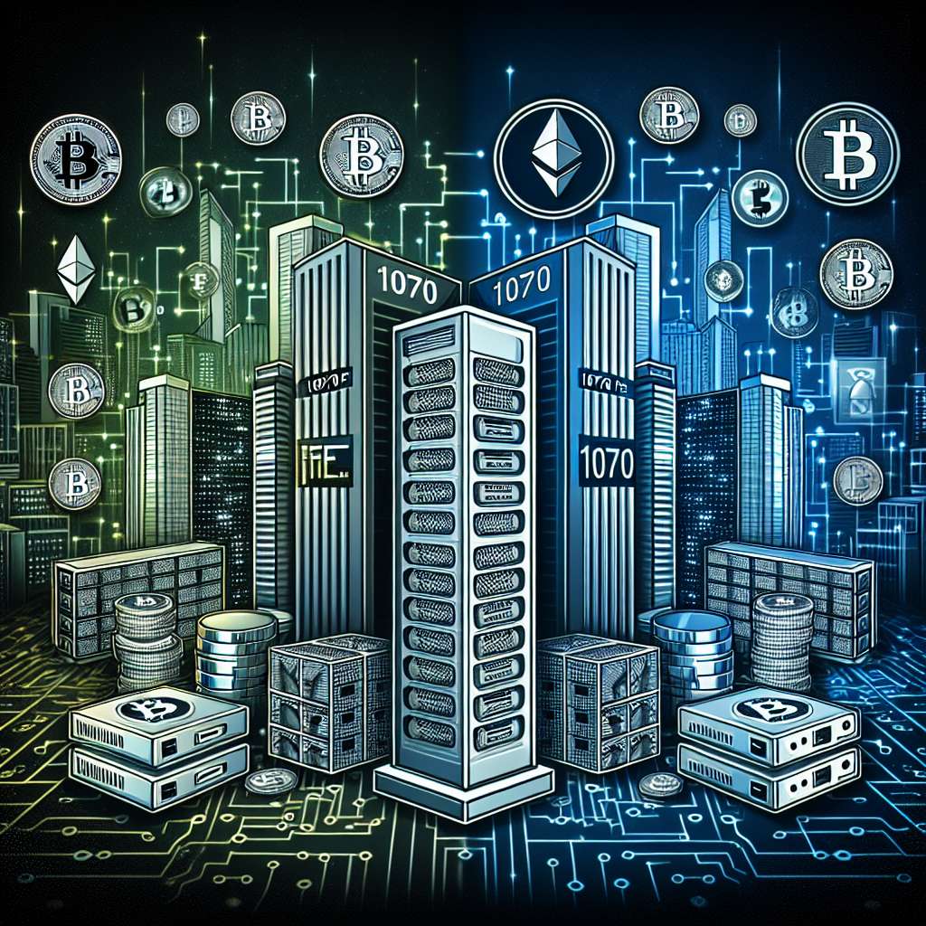 What are the differences between 1070 fe and 1070 in the context of cryptocurrency?