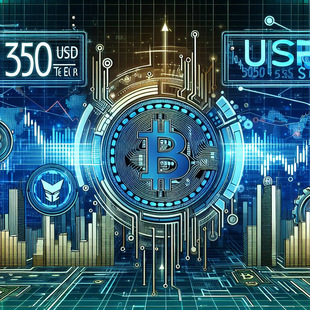 What is the current exchange rate for 350 USD to EUR in the cryptocurrency market?