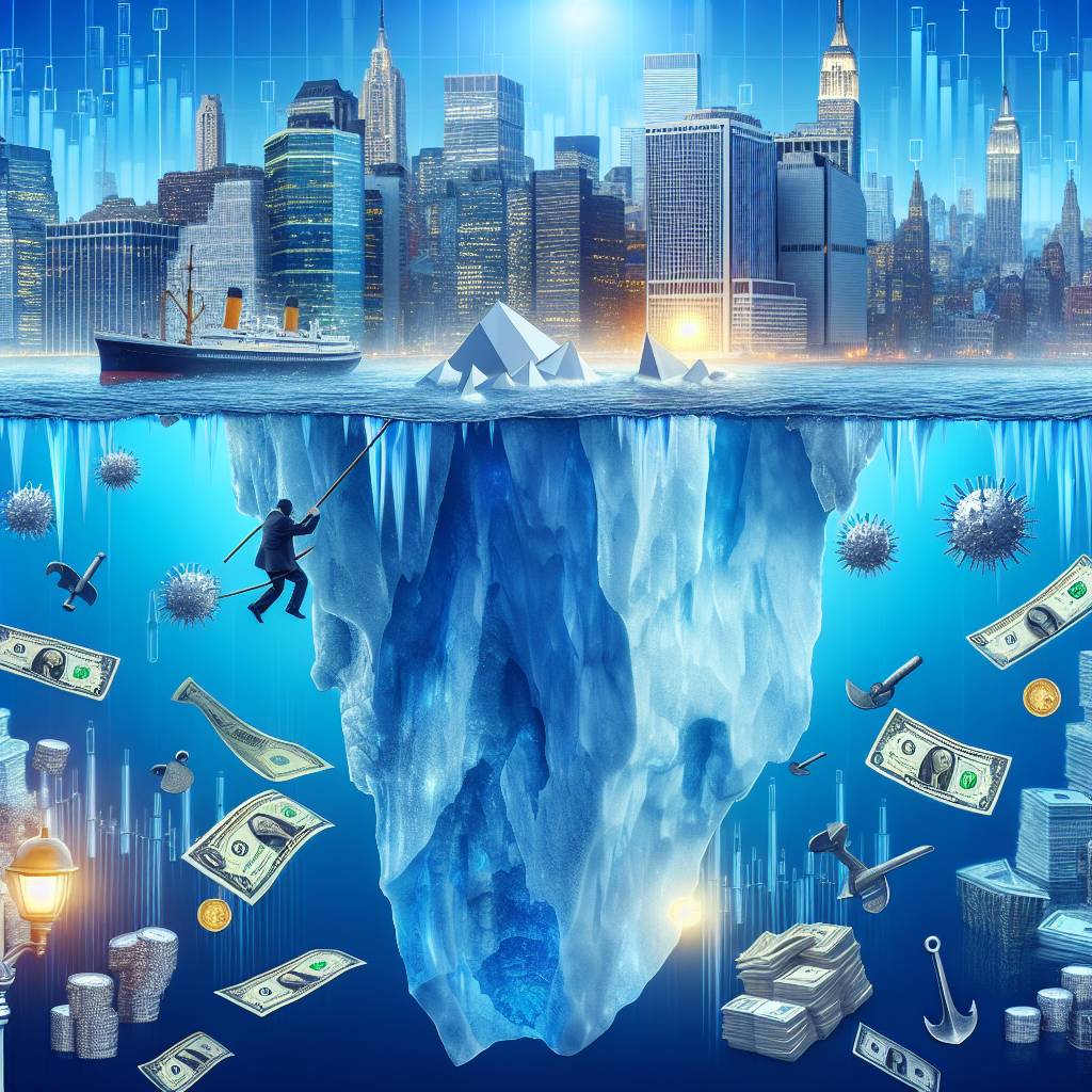 What are the hidden risks in the cryptocurrency market, similar to the hidden part of an iceberg?