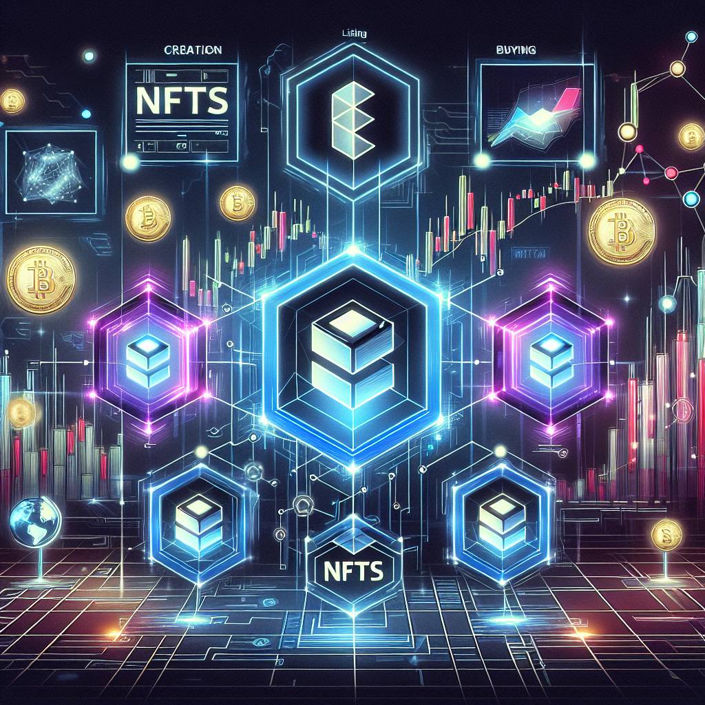 What is the process of how NFTs work in the cryptocurrency market?