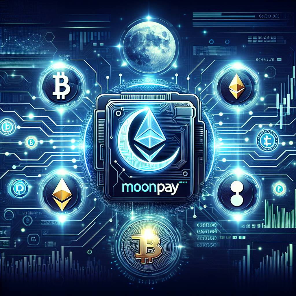 What are the supported cryptocurrencies in Moonpay wallet?